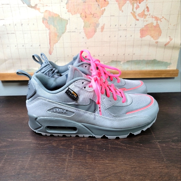 BRAND NEW Nike Air Max 90 Surplus Wolf Grey Pink Salt Men Sz